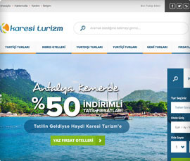 Karesi Turizm Web Tasarım