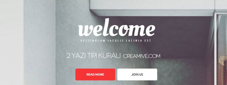 2 Yazı Tipi Kuralı