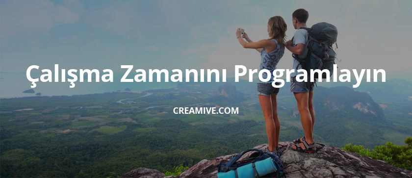 Çalışma Zamanını Programlayın
