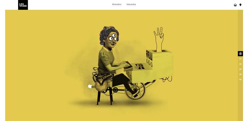 legworkstudio creative web design