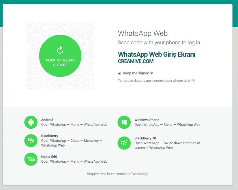 WhatsApp Web Giriş