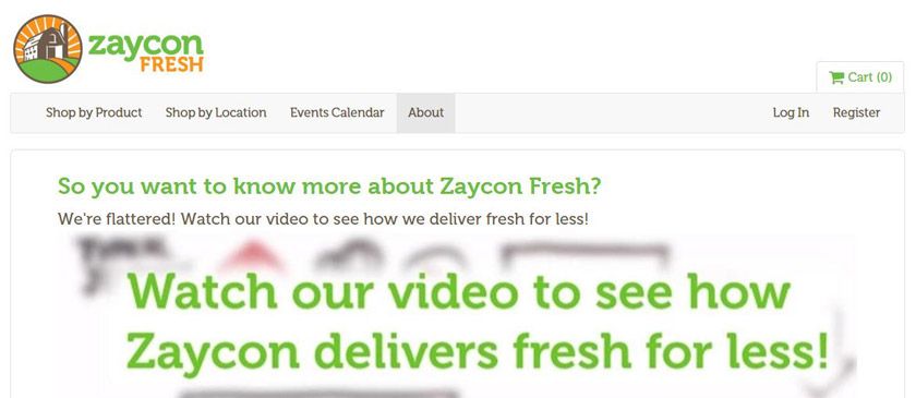 Zaycon Foods Hakkımızda Sayfası