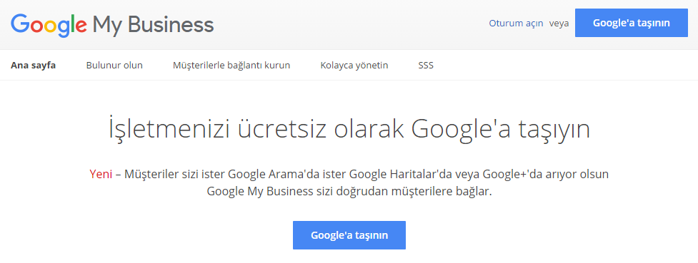 Google Haritalar a Firma Ekleme