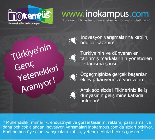 inoKampüs mailing tasarımı