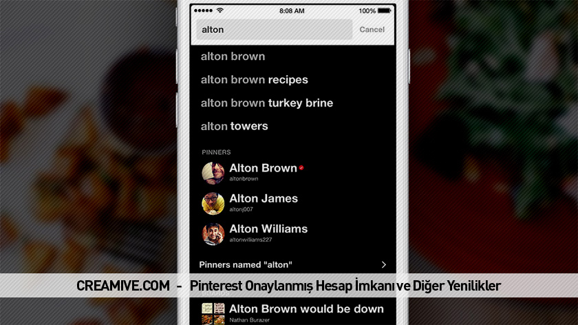 Pinterest Onaylanmış Hesap İmkanı ve Diğer Yenilikler