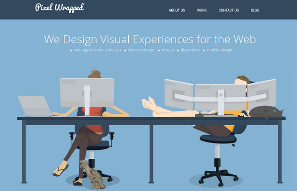 Pixel Wrapped Yaratıcı Web Tasarım