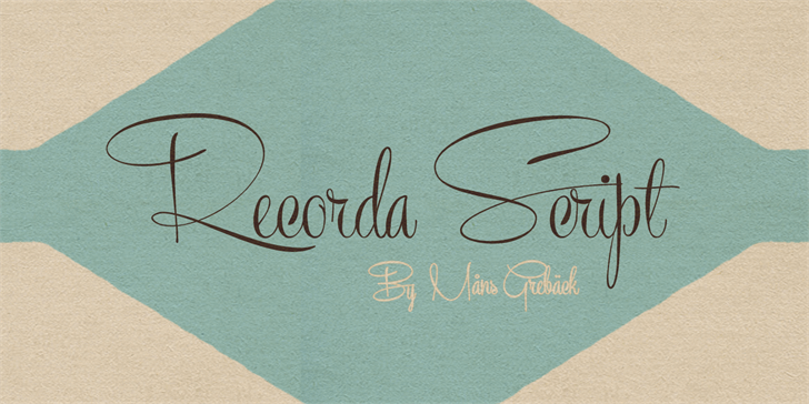 Recorda Script Font