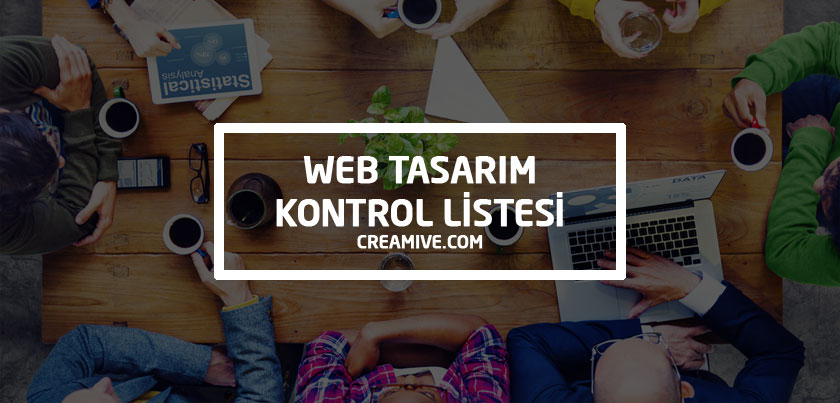 Web Tasarımcılar için Kontrol Listesi